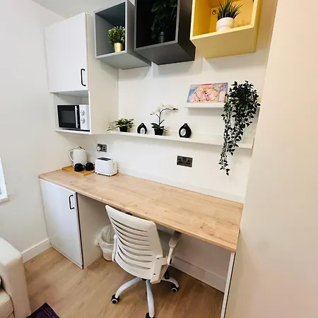 게스트하우스 R2 - Modern Self-contained En-suite Private Near Qe Hospital Harborne *