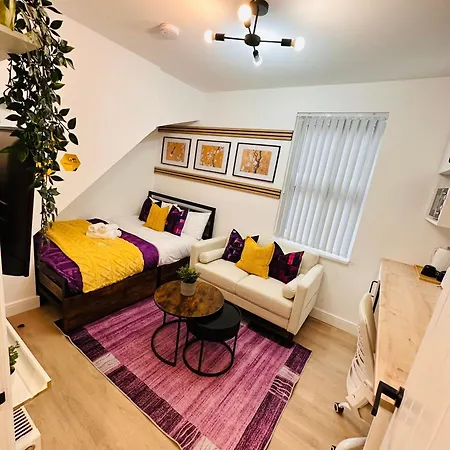 게스트하우스 R2 - Modern Self-contained En-suite Private Near Qe Hospital Harborne *